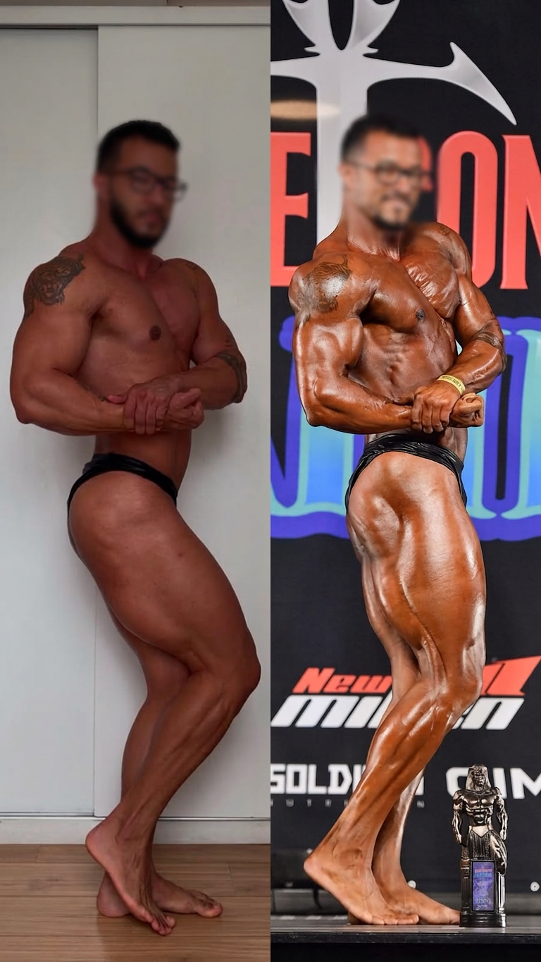 Antes e depois — Competição